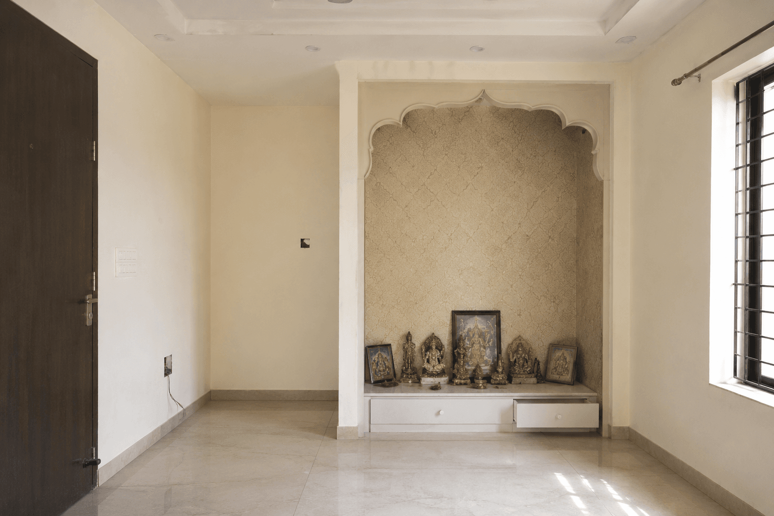 Before Temple Interior
